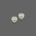 1.2ct Heart Halo Cut Lab-Grown Diamond Studs