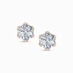 0.75 CT Round Lab Diamond Solitaire Studs