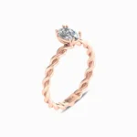 Chic-Oval-Cut-Solitaire-Ring-with-Entwined-Band-Rose-Gold-Side-View