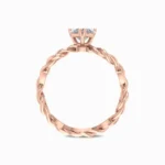 Elegant-Heart-Natural-Diamond-Ring-Rose-Gold-Basket-View