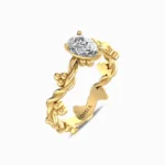 Enchanting-Pear-Cut-Natural-Solitaire-Ring-Yellow-Gold-Side-View