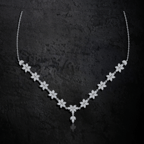 Floral-Diamond-Necklace