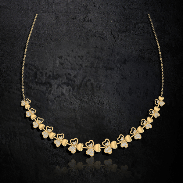 Floral-women-Diamond-Necklace