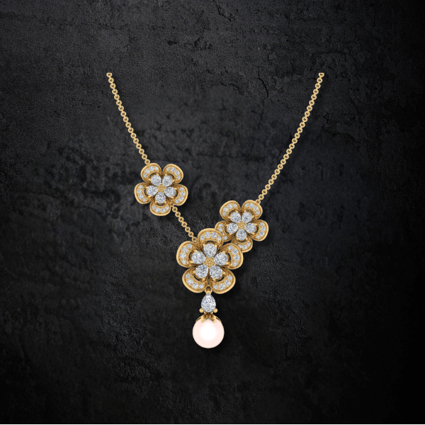 Gilded-Aurora-diamond-Pendant