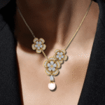 Gilded-Aurora-diamond-necklace-Pendant-model-shoot