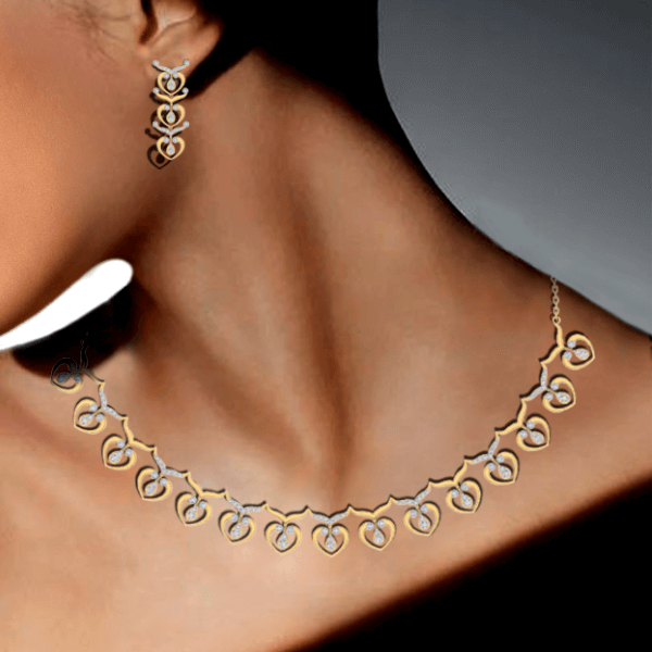 Little-Heart-Diamond-Necklace-model-shoot