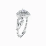 Lover's Embrace Diamond Engagement Ring - Image 6