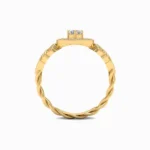 Lover's Embrace Diamond Engagement Ring - Image 8