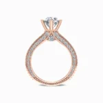 Pellucid-Clover-Natural-Diamond-Engagement-Ring-Rose-Gold-Basket-View