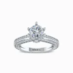 Pellucid-Clover-Natural-Diamond-Engagement-Ring-White-Gold-Front-View