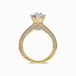 Pellucid-Clover-Natural-Diamond-Engagement-Ring-Yellow-Gold-Basket-View