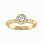 Radiant Lab Grown Solitaire Ring