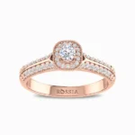 Sparkling Natural Diamond Solitaire Ring