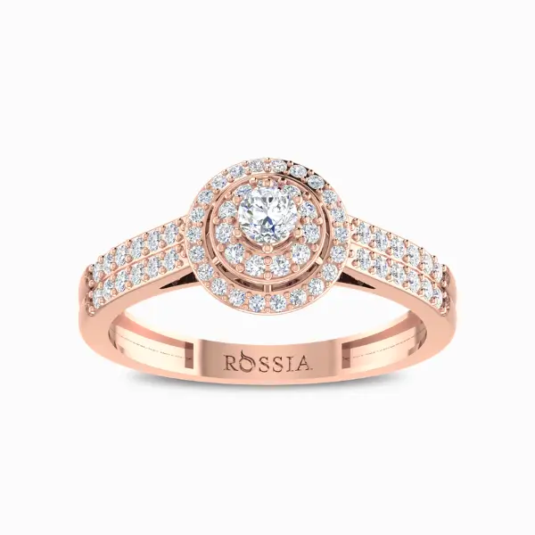 Striking-Natral-Solitaire-Ring-Rose-Gold-Front-View Striking Natural Diamond Solitaire Ring
