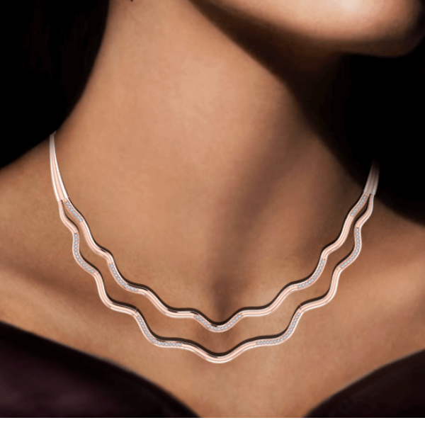 twilight-waves-diamond-necklace-model-shoot