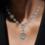 whispering-waves-diamond-necklace-model-shoot