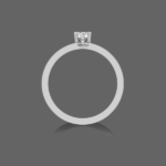 Wave Solitaire Band Ring