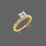 Zinnia Promise Diamond Ring