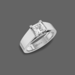 Princess Cut Diamond Men's Ring
