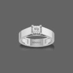 Princess Cut Diamond Men's Ring
