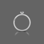 Zinnia Promise Diamond Ring