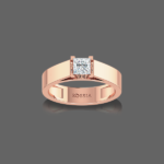Princess Cut Diamond Men's Ring