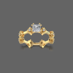 Pretty Chic Solitaire Ring