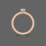 Wave Solitaire Band Ring