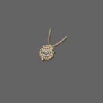 Golden Grace Diamond Mangalsutra Pendant