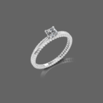 Zinnia Promise Diamond Ring