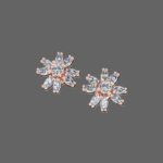 Minimalistic Diamond Stud Earrings