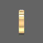 Glimmer Solitaire Men's Ring