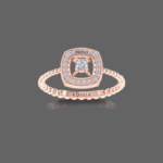 Cushion Halo Diamond Ring