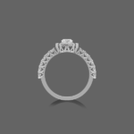 0.75 ct Marquise Halo Solitaire Ring