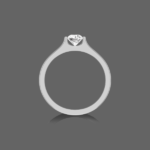 Glimmer Solitaire Men's Ring