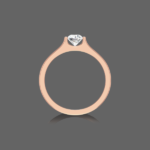 Glimmer Solitaire Men's Ring