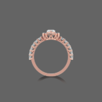 0.75 ct Marquise Halo Solitaire Ring