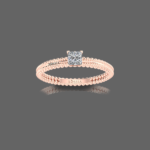 Zinnia Promise Diamond Ring
