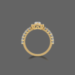 0.75 ct Marquise Halo Solitaire Ring