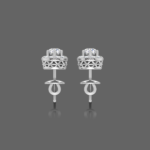 Pretty Halo Diamond Studs