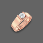 Glimmer Solitaire Men's Ring