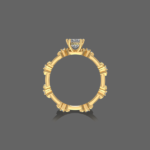 Pretty Chic Solitaire Ring