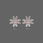 Minimalistic Diamond Stud Earrings