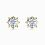 Casual Diamond Stud Earrings