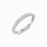 Clinquant-Natual-Diamond-Wedding-Band-White-Gold-Side-View