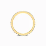 Clinquant-Natual-Diamond-Wedding-Band-Yellow-Gold-Basket-View