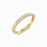 Clinquant-Natual-Diamond-Wedding-Band-Yellow-Gold-Side-View