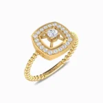 Cushion-Halo-Natural-Diamond-Ring-Yellow-Gold-Side-View