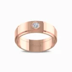 Liam-Natral-Diamond-Ring-For-Men-Rose-Gold-Front-View