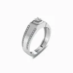 Noble-Gleam-Natural-Diamond-Men’s-Ring-White-Gold-Side-View